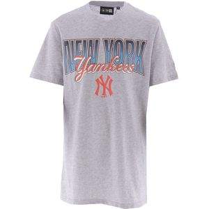 New Era T-Shirt - New York Yankees - Grijs - New Era - L - Large - T-Shirts