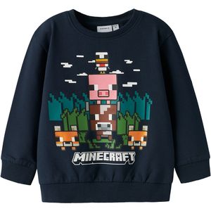 Name It Sweatshirt - NmmNell - Navy Blazer - Name It - 5 jaar (110) - Sweatshirt