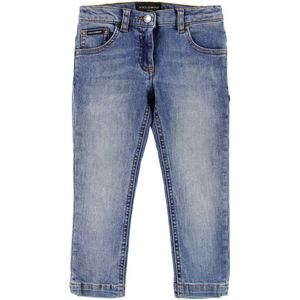 Dolce & Gabbana Jeans - Licht Denim m. Roze - Dolce & Gabbana - 5 jaar (110) - Jeans