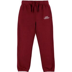 GANT Joggingbroek - Grafisch - Gevuld Rood - GANT - 9-10 jaar (134-140) - Joggingbroek
