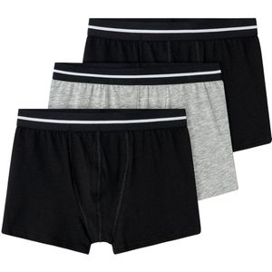 Name It Boxershorts - NkmBoxer - 3-pack - Zwart/Bright White Tai - Name It - 11-12 jaar (146-152) - Boxershorts