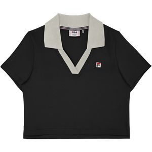 Fila Polo - Bijgesneden - Venaria - Zwart m. Logo - Fila - 9-10 jaar (134-140) - Polo