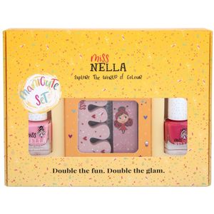 Miss Nella Manicureset - ManiCute - Roze - Miss Nella - OneSize - Nagellak