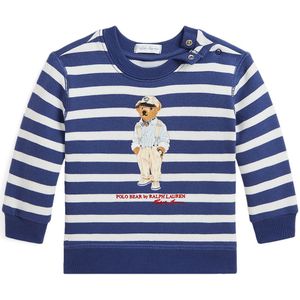 Polo Ralph Lauren Sweatshirt - Hemingway - Navy/Wit Gestreept m. - Polo Ralph Lauren - 74 - Sweatshirt