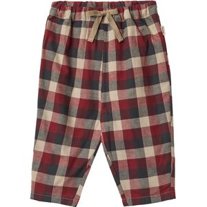 Wheat Broek - Arne - Rood Blue Controle - Wheat - 68 - Broeken - Katoen