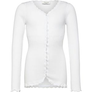 Rosemunde Cardigan - Rib - Balta - Nieuw White m. Veter - Rosemunde - 8 jaar (128) - Cardigan