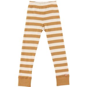 Katvig Leggings - Caramel/Wit Gestreept - Katvig - 56 - Leggings