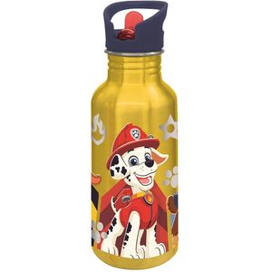 Paw Patrol Drinkfles - 545 ml - Aluminium - Geel/Blauw - Paw Patrol - OneSize - Drinkflessen