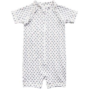 Sofie Schnoor Zwemboxpak - UV50+ - Blauw/Bloem - Sofie Schnoor - 1 jaar (80) - Badmode