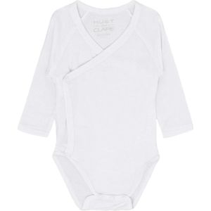 Hust and Claire Romper l/s - Vriend - Bamboe - Wit - Hust and Claire - 62 - Romper L/S