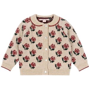 Konges Sløjd Cardigan - Wol/Polyamide - Belou - Rose - Konges Sløjd - 74 - Cardigan