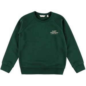 GANT Sweatshirt - Grafisch - Tartan Green - GANT - 9-10 jaar (134-140) - Sweatshirt