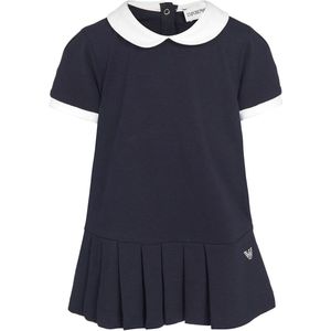 Emporio Armani Jurk - Navy m. Wit - Emporio Armani - 12 mnd - Jurk