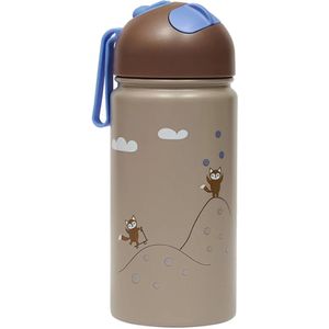 OYOY Drinkfles - 360 ml - Friends In de Bos - Blauw - OYOY - OneSize - Drinkflessen