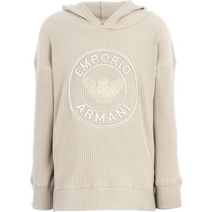 Emporio Armani Hoodie - Perkamenten m. Logo - Emporio Armani - 12 jaar (152) - Hoodie
