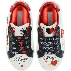 Dolce & Gabbana Schoenen - Poppen speciaal - Wit m. Print - Dolce & Gabbana - 31 - Schoenen