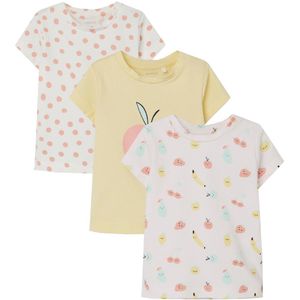 Name It T-Shirt - NbfDaiva - 3-pack - Calciet - Name It - 56 - T-Shirts