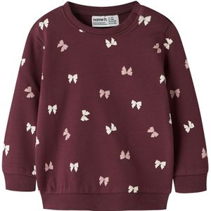 NAME IT - NBFVIMONE - Sweatshirt - Oudroze/Wijnrood/Wit