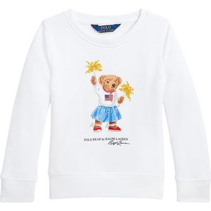 Polo Ralph Lauren Sweatshirt - Wit m. Knuffel - Polo Ralph Lauren - 3 jaar (98) - Sweatshirt