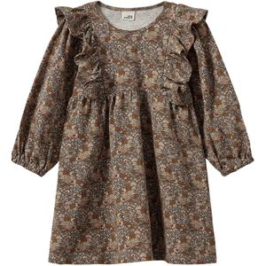 Sofie Schnoor Jurk - LulsSB - Bruin m. Bloemen - Sofie Schnoor - 74 - Jurk