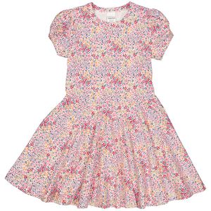 Freds World Jurk - Bloom Puff - Amandel/Papaya/Navy - Freds World - 3 jaar (98) - Jurk