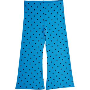 Mini Rodini Broek - Uitlopend - Polka Dots - Blauw - Mini Rodini - 4-5 jaar (104-110) - Broeken - Katoen
