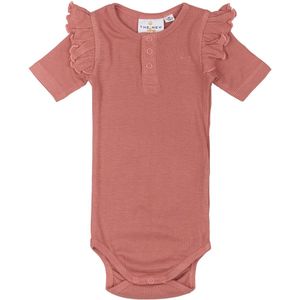 The New Siblings Romper s/s - TnsBoriel - Rib - Oud Rose - The New - 68 - Romper S/S