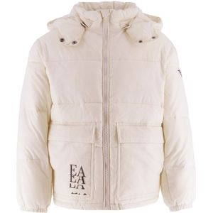 Emporio Armani Gevoerde Jas - Off White - Emporio Armani - 10 jaar (140) - Donsjassen