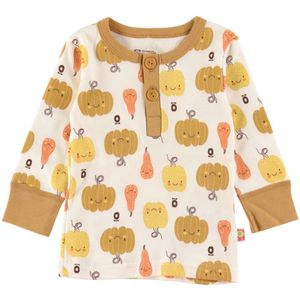 Katvig Blouse - Wit m. Pompoen - Katvig - 68 - Shirts