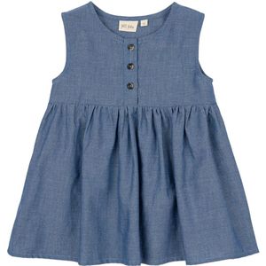 Petit Piao Jurk - Denim Blue - Petit Piao - 1 jaar (80) - Jurk