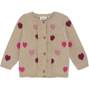 Minymo Cardigan Breien - Beige Melange - Minymo - 56 - Cardigan