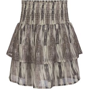 Petit by Sofie Schnoor Rok - Black Off White m. Strepen - Sofie Schnoor - 4 jaar (104) - Rok