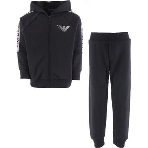 Emporio Armani Sweatset - Zwart m. Grijs - Emporio Armani - 4 jaar (104) - Joggingpakken