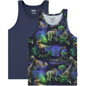Molo Onderhemden - Jayden - 2-pack - Dino Galaxy - Molo - 5-6 jaar (110-116) - Onderhemd