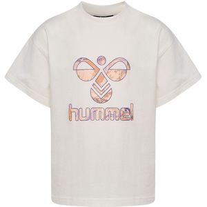 Hummel T-Shirt - hmlSwirly - Marshmallow - Hummel - 4 jaar (104) - T-Shirts