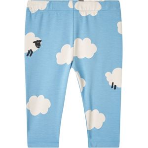 Stella McCartney Kids Leggings - Lichtblauw/Wit m. Wolken/Schape - Stella McCartney Kids - 12 jaar (152) - Leggings