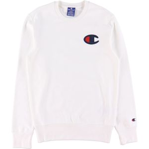 Champion Fashion Sweatshirt - Wit m. Logo - Champion - 16-18 jaar (176-188) - Sweatshirt
