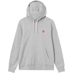 Wood Wood Hoodie - Ian - Grey Melange - Wood Wood - XS - Xtra Small - Hoodie