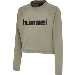 Hummel Sweatshirt - hmlGrace - Dusty Groen - Hummel - 10 jaar (140) - Sweatshirt