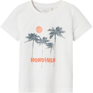 Name It T-Shirt - NmmPfrankie - Bright White - Name It - 2 jaar (92) - T-Shirts