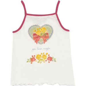Konges Sløjd Tanktop - Era Strap - Off White/Jawel, misschien - Konges Sløjd - 4 jaar (104) - Tanktop