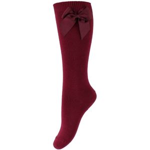 Condor Kniesokken m. Vlinderdas - Bordeaux - Condor - 1-2 jaar (80-92) - Sokken