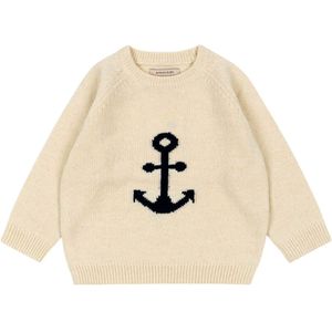 Konges Sløjd Blouse - Wol - Gebreid - Anchor - Sailor - Konges Sløjd - 74 - Shirts