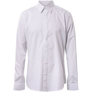 Hound Overhemd - Wit/Navy - Hound - 12 jaar (152) - Overhemd