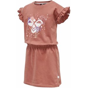 Hummel Jurk - hmlPacific - Donkerroze m. Print - Hummel - 4 jaar (104) - Jurk