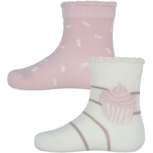 Name It Sokken - NbfNupcake - 2-pack - Cloud Danser/Gepolijst L - Name It - 50/56 - Sokken