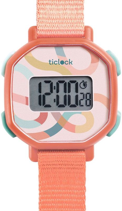 Djeco Horloge - Pastel Slakkenhuis - Djeco - OneSize - Horloge