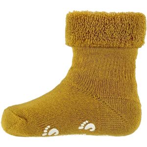 Fuzzies Sokken - Anti-Slip - Okergeel - Fuzzies - 15/16 - Sokken