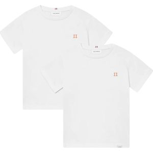 Les Deux T-Shirt - 2-pack - Nørregaard - Wit - Les Deux - 98/104 - T-Shirts