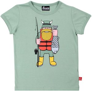 Danefæ T-Shirt - Danebasic - Herb Green Vis je vriend - Danefæ - 2 jaar (92) - T-Shirts